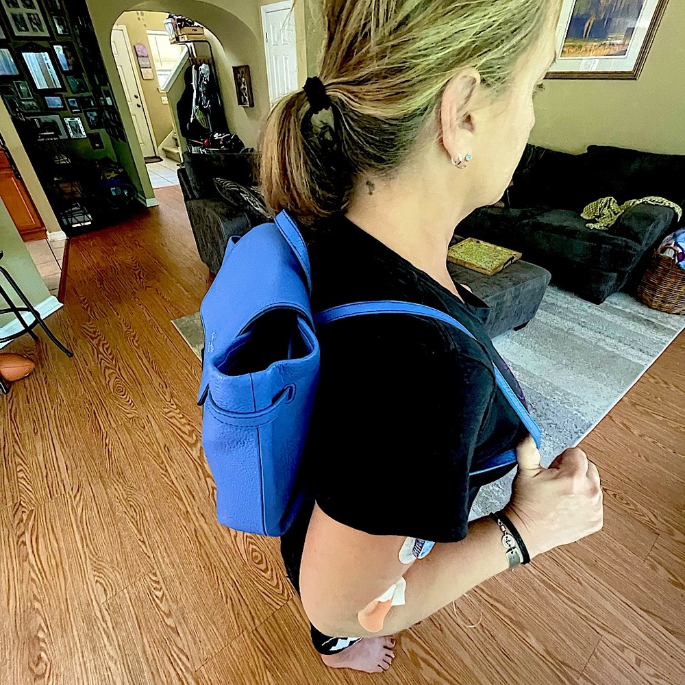 Periwinkle Kate Spade Backpack (reasonable trade) - Picture 7 of 9